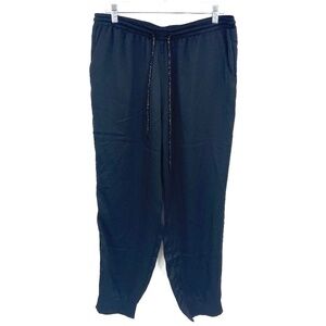 HEARTLOOM Black Super Lightweight Stretch Waist Jogger Pants Size Large